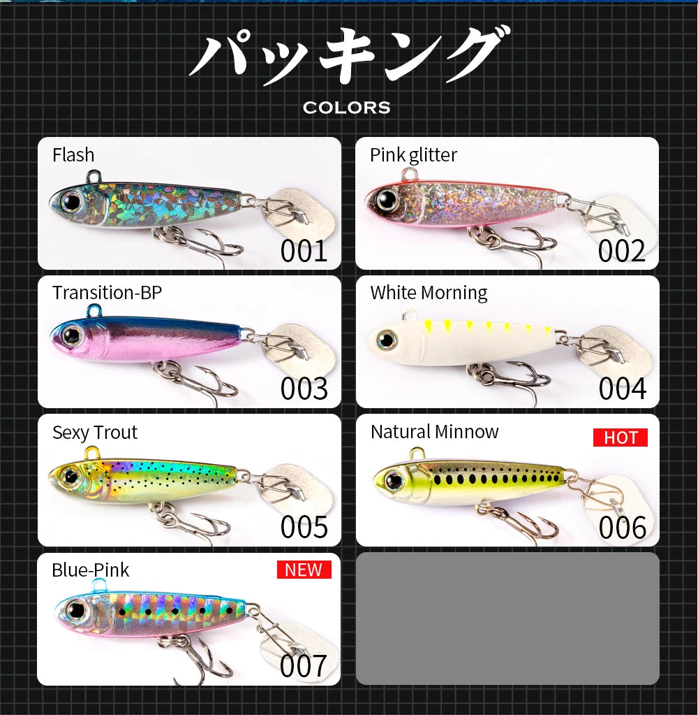 Hunthouse Violent tail 2.0 Jigging Lure Spoon Skining Bait Tackle Artificial 10g 18g 24g For Fishing Lure Pike Trout Tackle