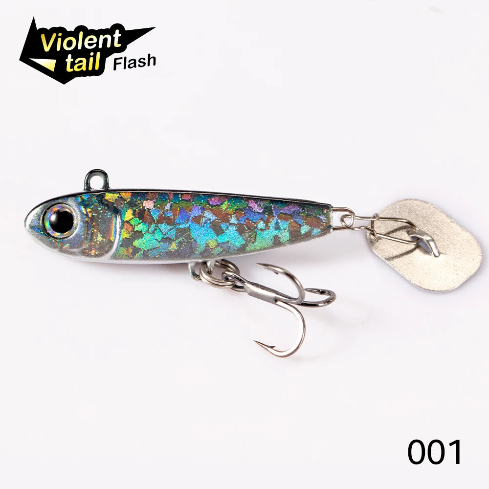 Hunthouse Violent tail 2.0 Jigging Lure Spoon Skining Bait Tackle Artificial 10g 18g 24g For Fishing Lure Pike Trout Tackle