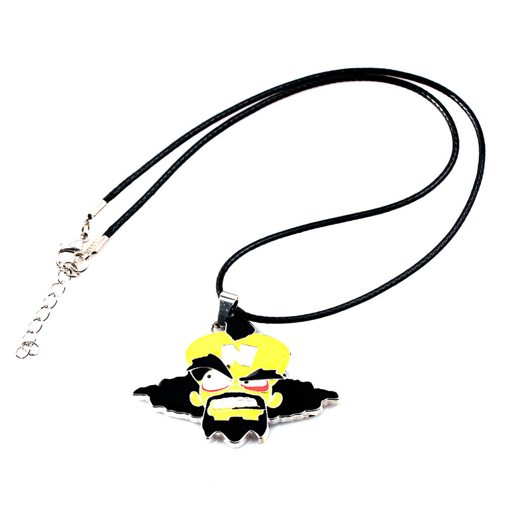 Crash Bandicoot Enamel Keychain for Men Women Cartoon Animal Metal Key Ring Holder Fans Car Bag Decor Jewelry Accessories Gift