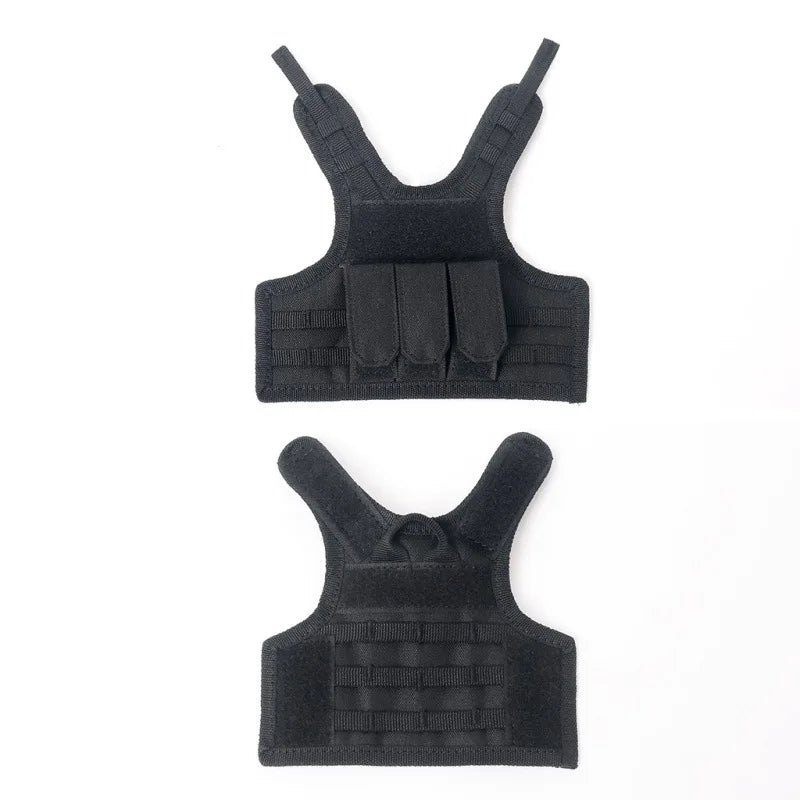 Tactical Beer Bottle Vest  Sports Mini Miniature Molle Vest Outdoor Upgraded Bottle Drink Set Adjustable Shoulder Straps