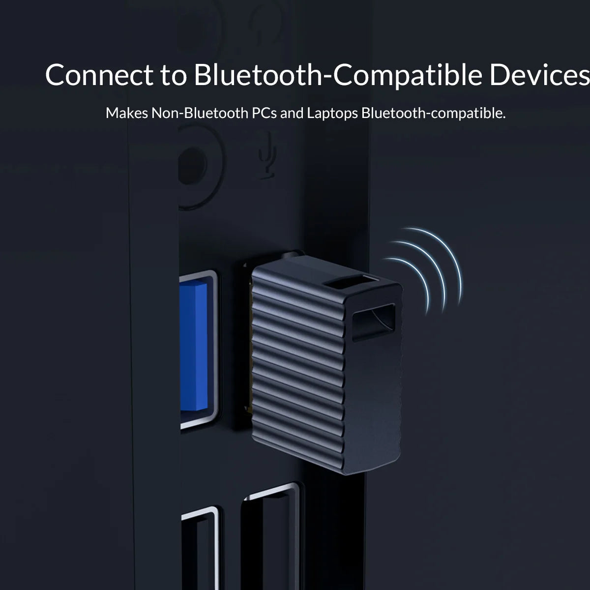 ORICO Wireless USB Bluetooth-Compatible Dongle Adapter 5.0 Mini Audio Receiver Transmitter for Earphone Speaker Mouse Laptop