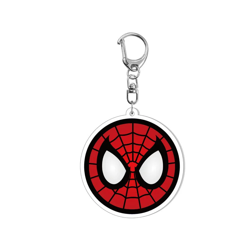 Marvel Avengers Cute Keychain Cartoon Iron Man Thor Hulk Captain America Car Keychain Kids Bag Pendant Keyring Friends Gift