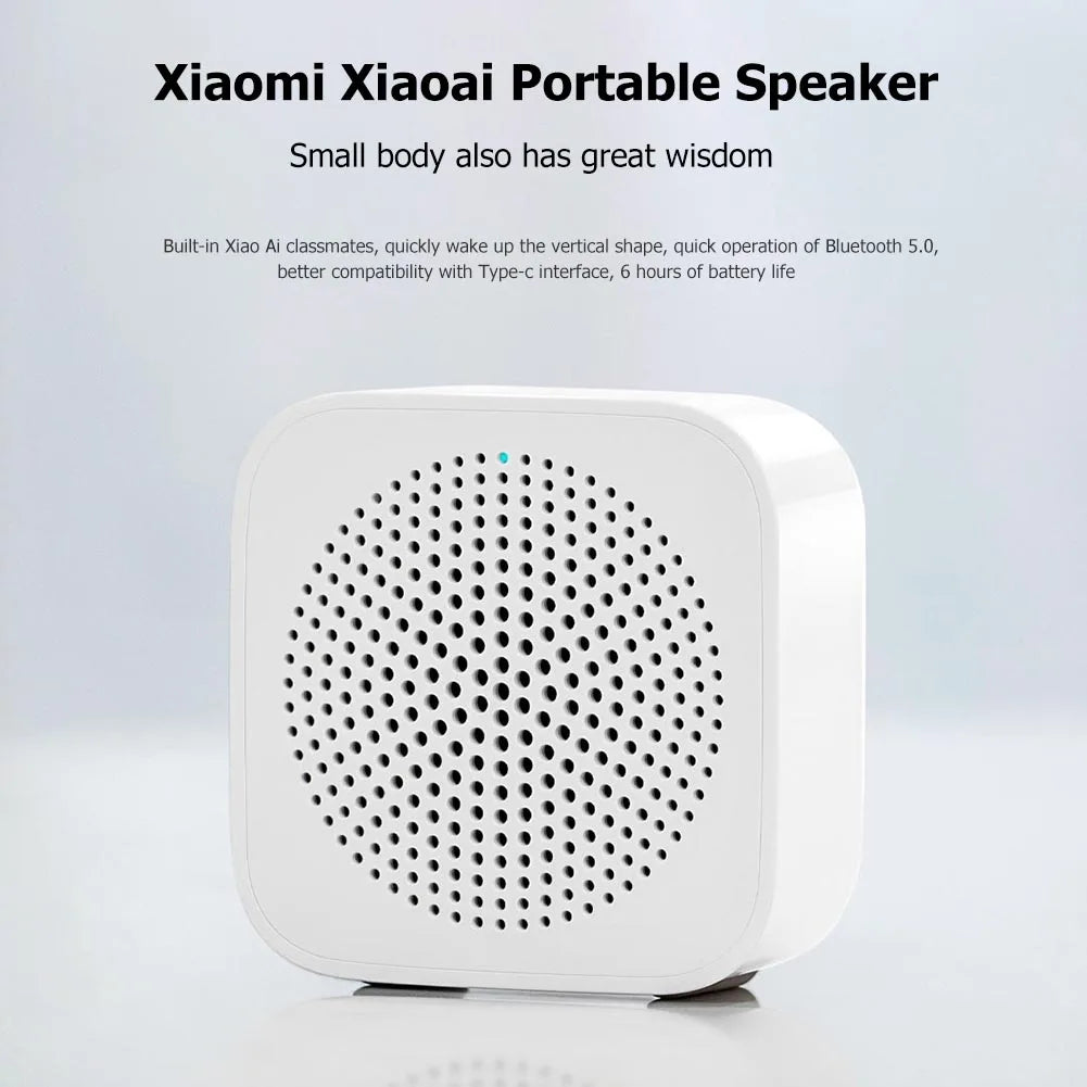 Orginal Xiaomi  Smart Bluetooth Kit Mini Wireless HD Quality Portable Speaker Column Mic Hands Free Call AI Bluetooth 5.0 Sound