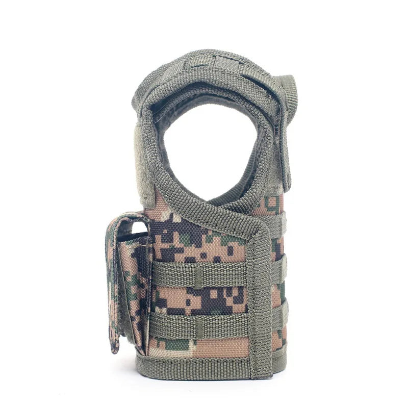 Tactical Beer Bottle Vest  Sports Mini Miniature Molle Vest Outdoor Upgraded Bottle Drink Set Adjustable Shoulder Straps