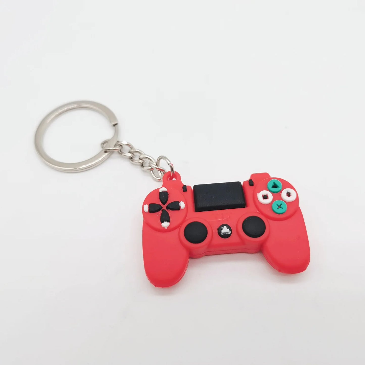 1PCS PVC Game Machine Keychain & Keyring Cute Gamepad Joystick Key Chain PS4 Game Console Jewelry Bag Car Hanging Accessories