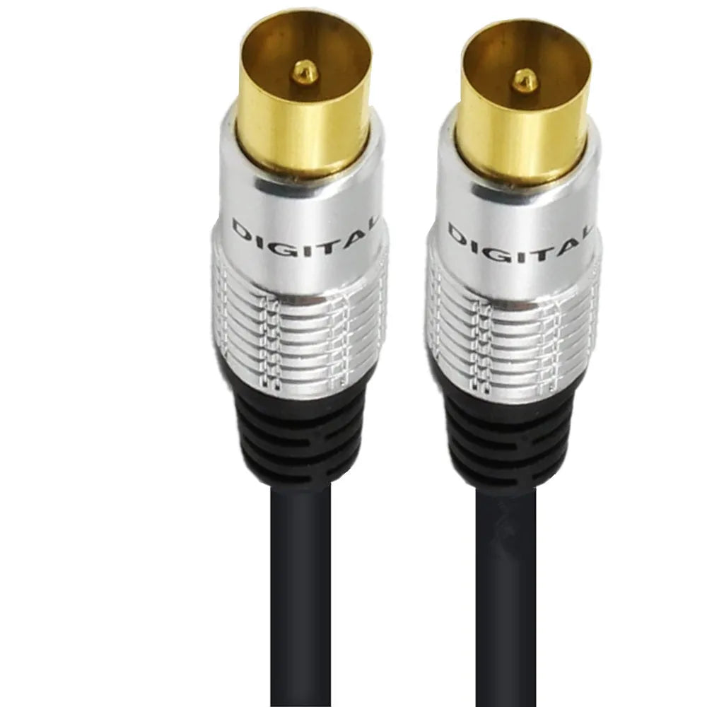RG59U cable  9.5mm TV Adapter Cord Coaxial TV Cable,for Satellite TV, Cable Modem, Set-top Box Gold Plated 0.3m 1.5m 2m 3m 5m
