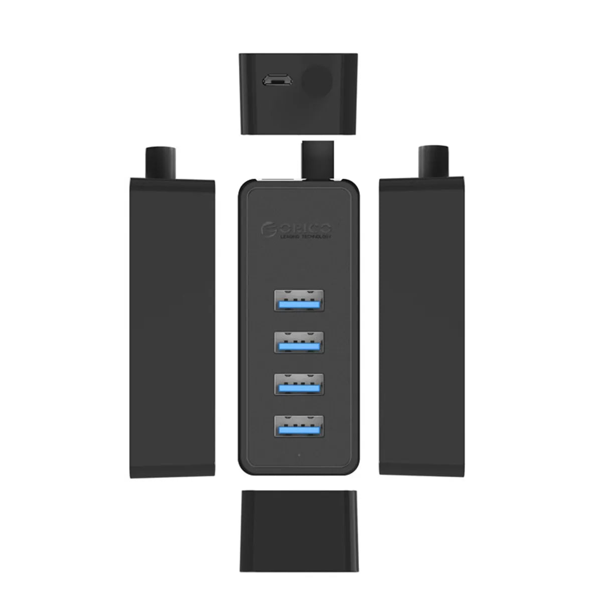 Orico USB 3.0 HUB 5Gbps Dock Station Usb Hub for Mouse Keyboard Compatible with MacBook Pro Air Laptop Desktop PC Splitter