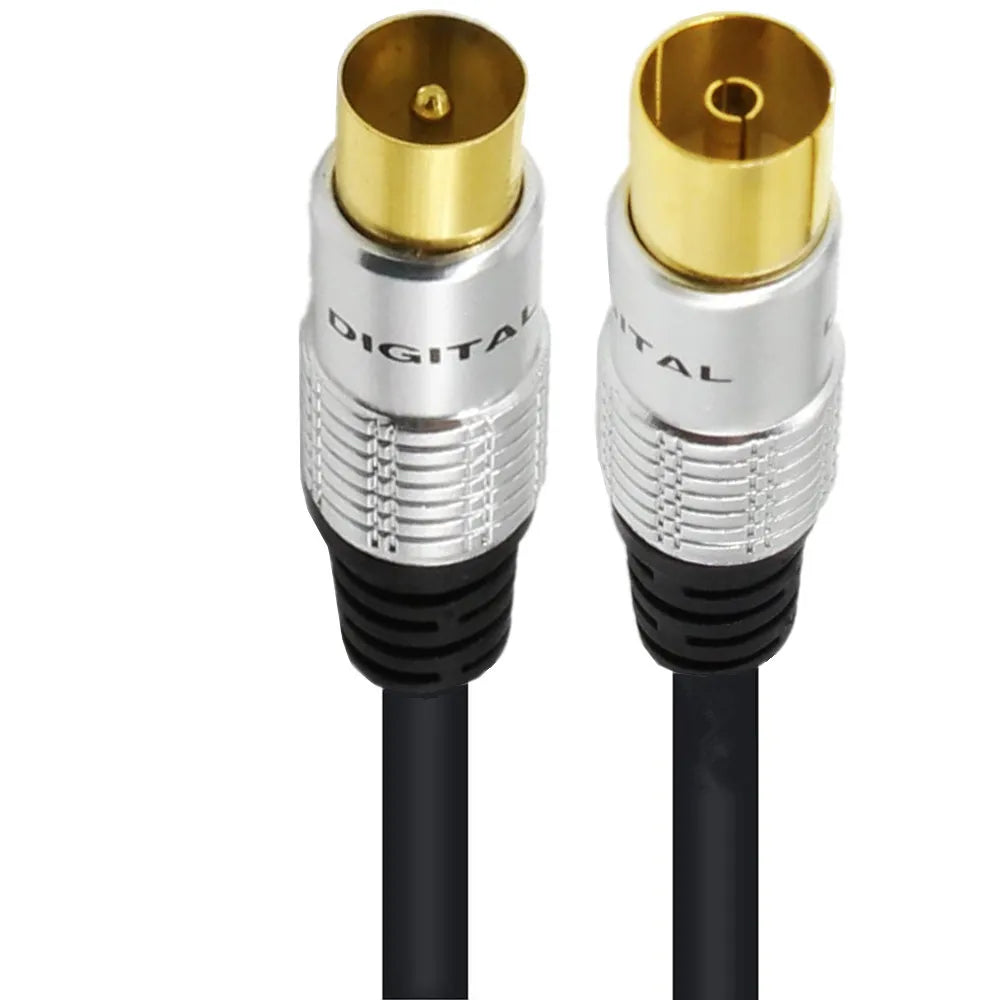 RG59U cable  9.5mm TV Adapter Cord Coaxial TV Cable,for Satellite TV, Cable Modem, Set-top Box Gold Plated 0.3m 1.5m 2m 3m 5m