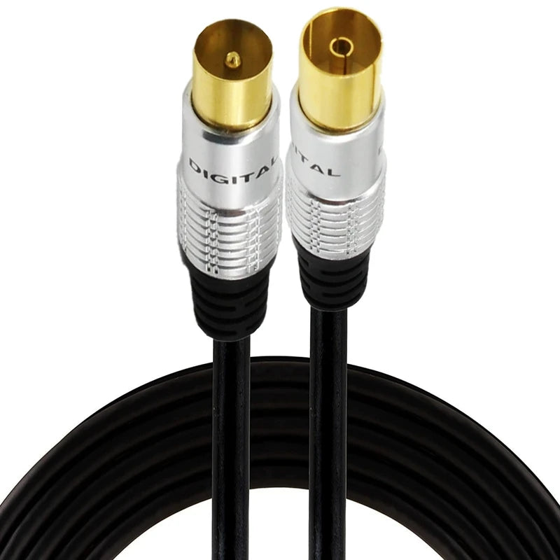 RG59U cable  9.5mm TV Adapter Cord Coaxial TV Cable,for Satellite TV, Cable Modem, Set-top Box Gold Plated 0.3m 1.5m 2m 3m 5m