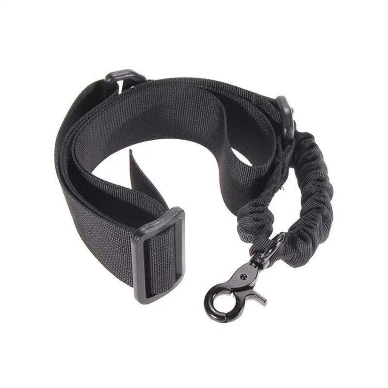 Tactical 1 One Single Point Bungee Rifle Gun Sling Strap Airsoft Military Hunting Universal Strap Heavy Duty Rifle Accessories