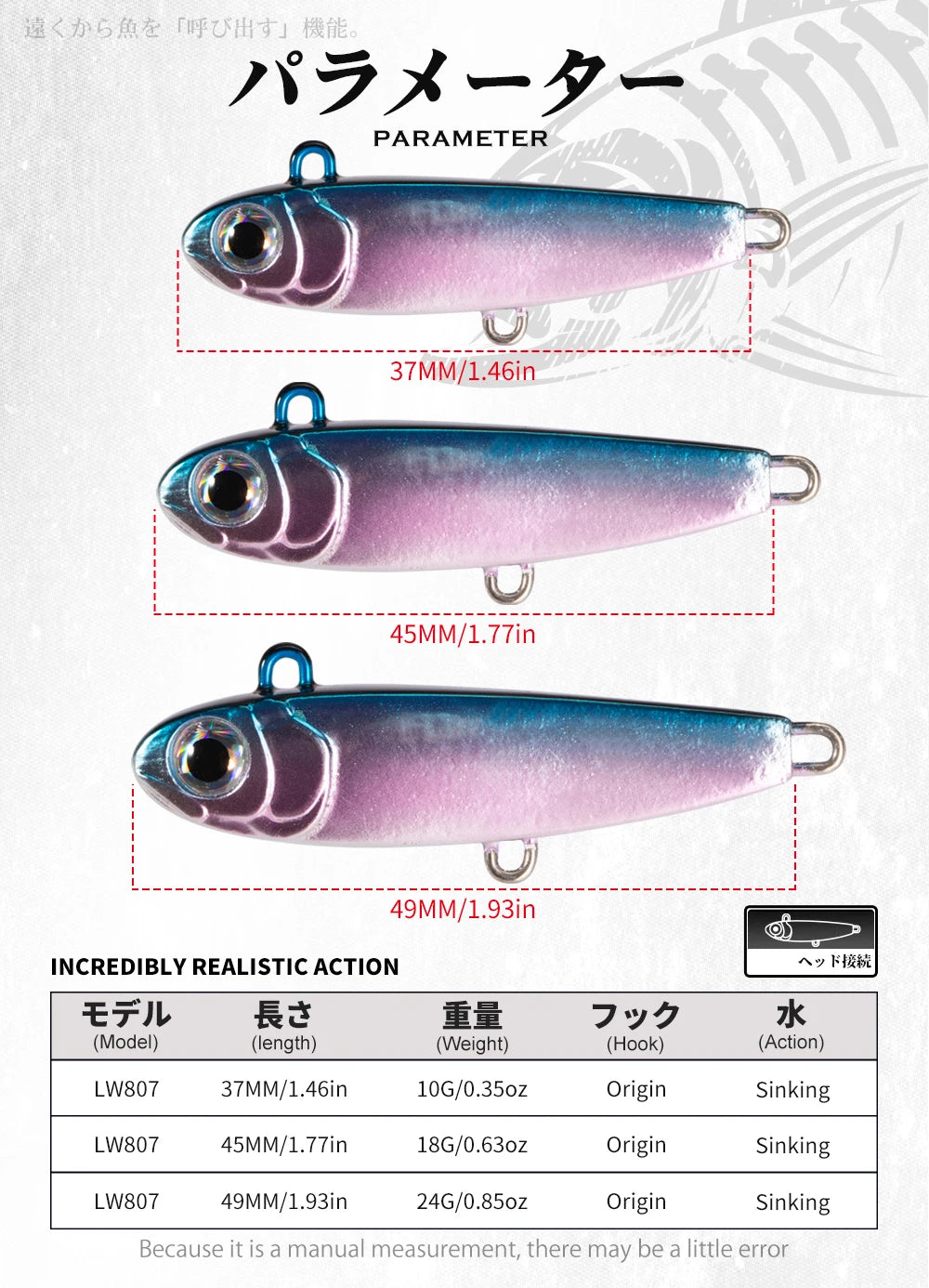 Hunthouse Violent tail 2.0 Jigging Lure Spoon Skining Bait Tackle Artificial 10g 18g 24g For Fishing Lure Pike Trout Tackle