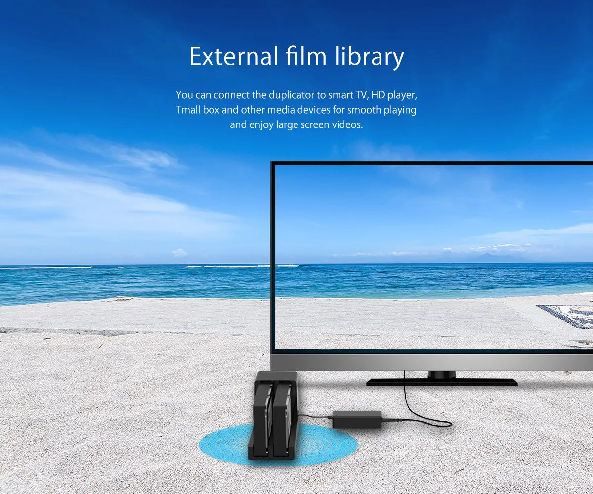 ORICO 2 Bay HDD Docking Station with Offline Clone SATA to USB 3.0 Hard Drive Docking Station for 2.5/3.5 inch Hard Drive Case