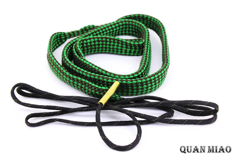 Hunting Gun Bore Cleaner .22 Cal.223 Cal.38 Cal& 5.56mm,7.62mm,12GA Rifle Cleaning Kit Tool Pistol Barrel Cal Rope Brush