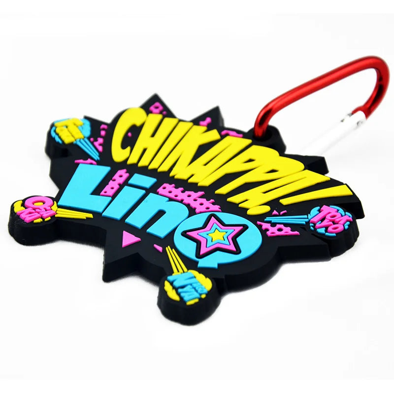3D Soft PVC Keychain with Carabiner for Promotional Gift