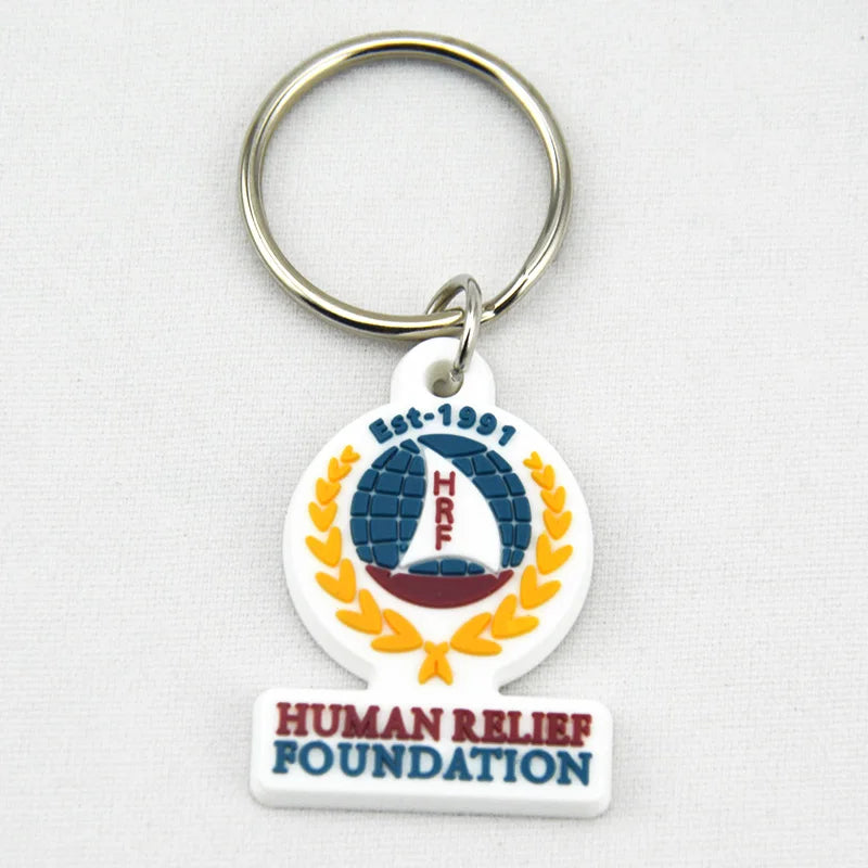 3D Soft PVC Keychain with Carabiner for Promotional Gift