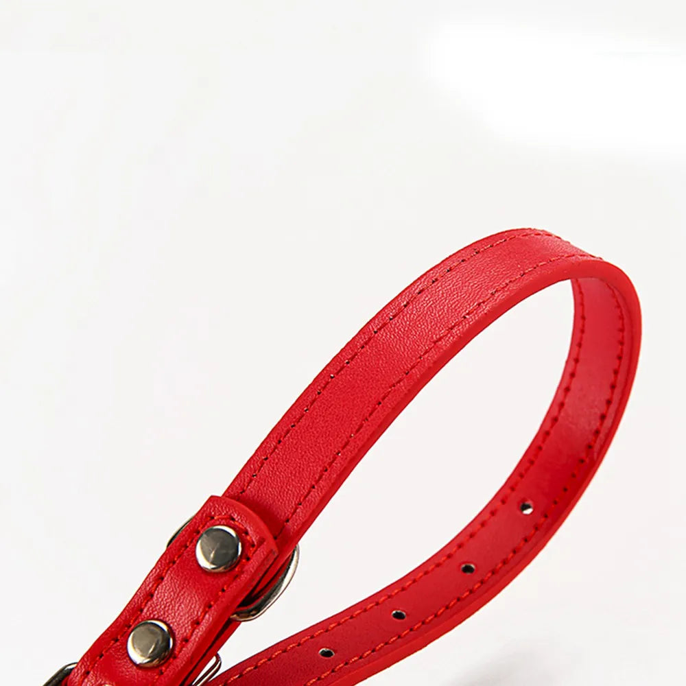 Cat Collar Safety Puppy Collar Chihuahua Solid Dog Collar For Cats Kitten Pet Cat Collars Adjustable Pet Leash Cat Lead Supplies