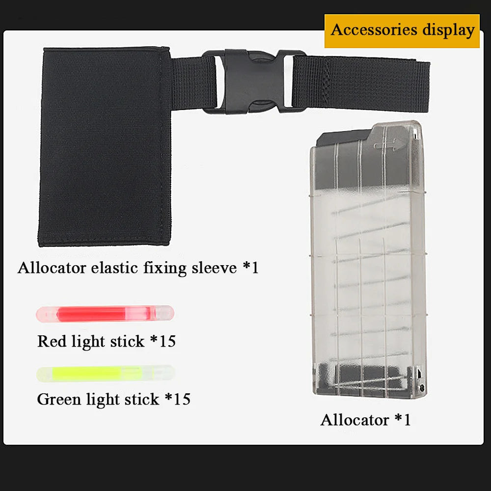 Tactical Lighting Signal Sticks Marking Light Dispenser Belt Mounted Pouch Hanger Fluorescent Label Glow Target Paintball