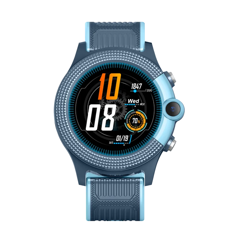 2022 Factory Price Circle Smart Watch GPS+LBS+WiFi Location 1.28 Inch Touch Screen Video Calling Smart Watch for Boys and Girls