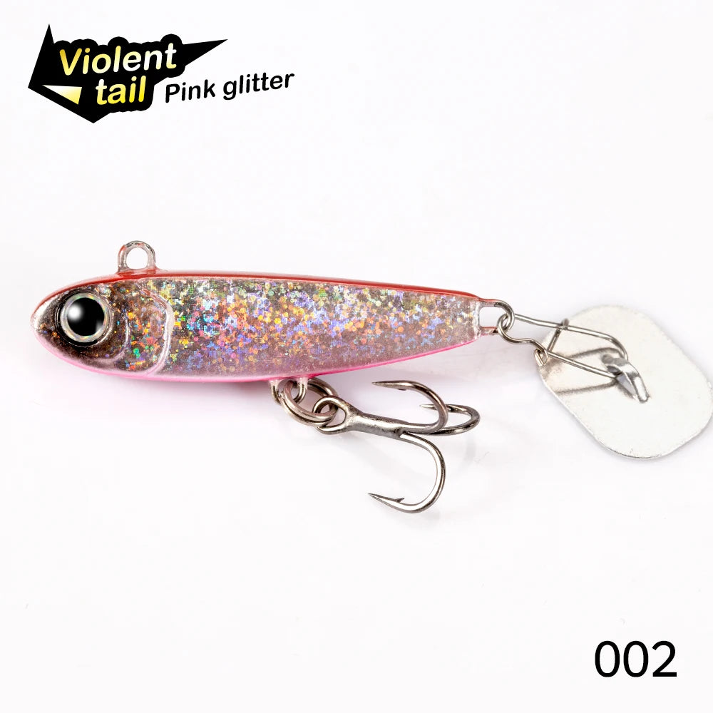 Hunthouse Violent tail 2.0 Jigging Lure Spoon Skining Bait Tackle Artificial 10g 18g 24g For Fishing Lure Pike Trout Tackle