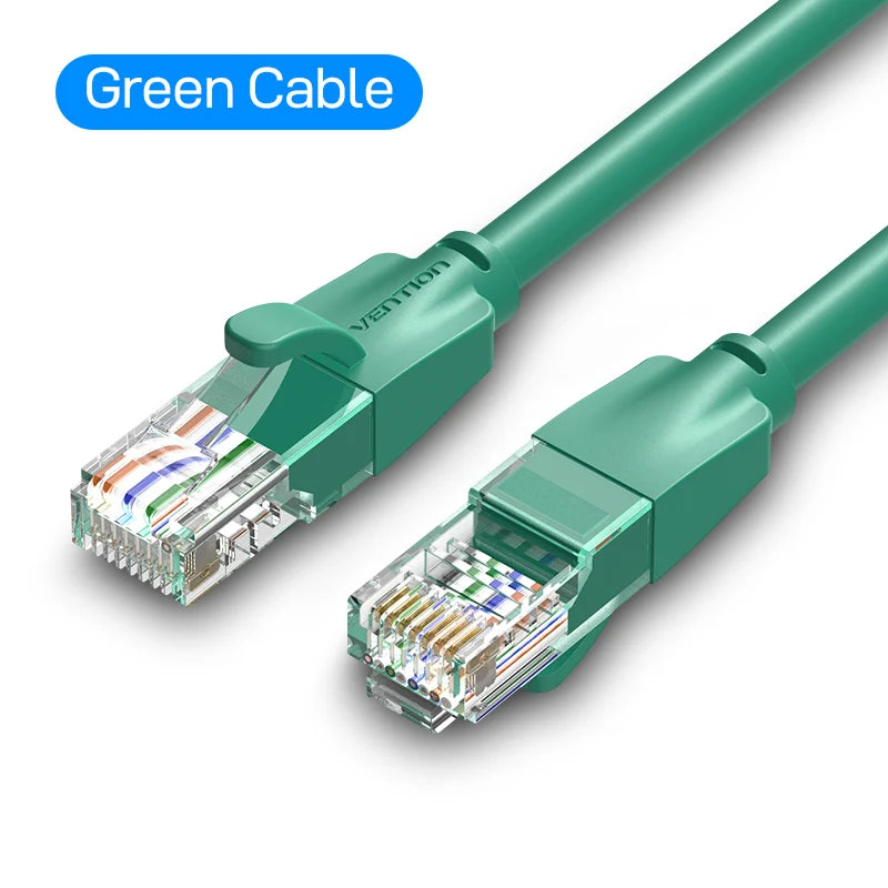 Vention Colour Ethernet Cable Cat 6 Network Cable 4 Twisted Pair Patch Cord RJ45 Internet UTP Cat6 Lan Cable for Laptop Router
