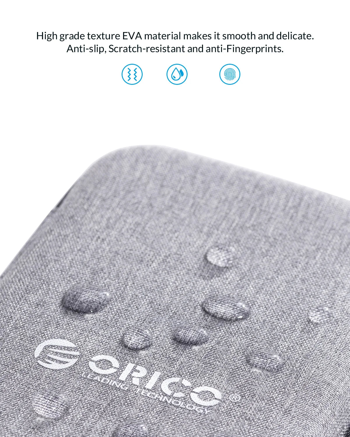 ORICO 2.5 Inch HDD Box Bag Case Portable Hard Drive Bag for External Portable HDD hdd box case storage Protection Black/Red/Blue