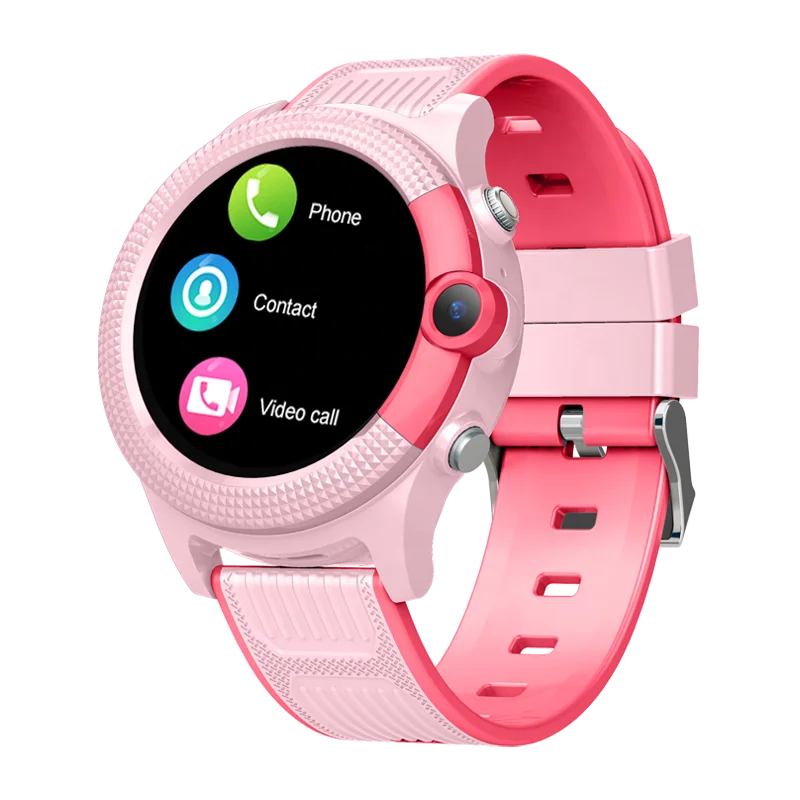 2022 Factory Price Circle Smart Watch GPS+LBS+WiFi Location 1.28 Inch Touch Screen Video Calling Smart Watch for Boys and Girls