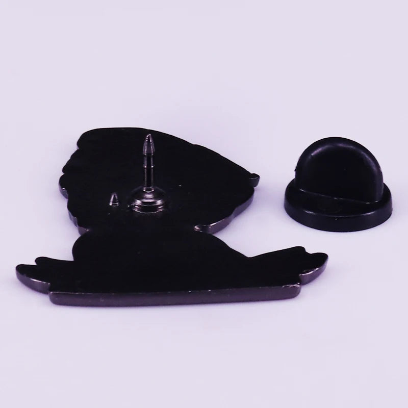 Badass Amy Winehouse lapel pin soulful voice celebrity music legends art tribute