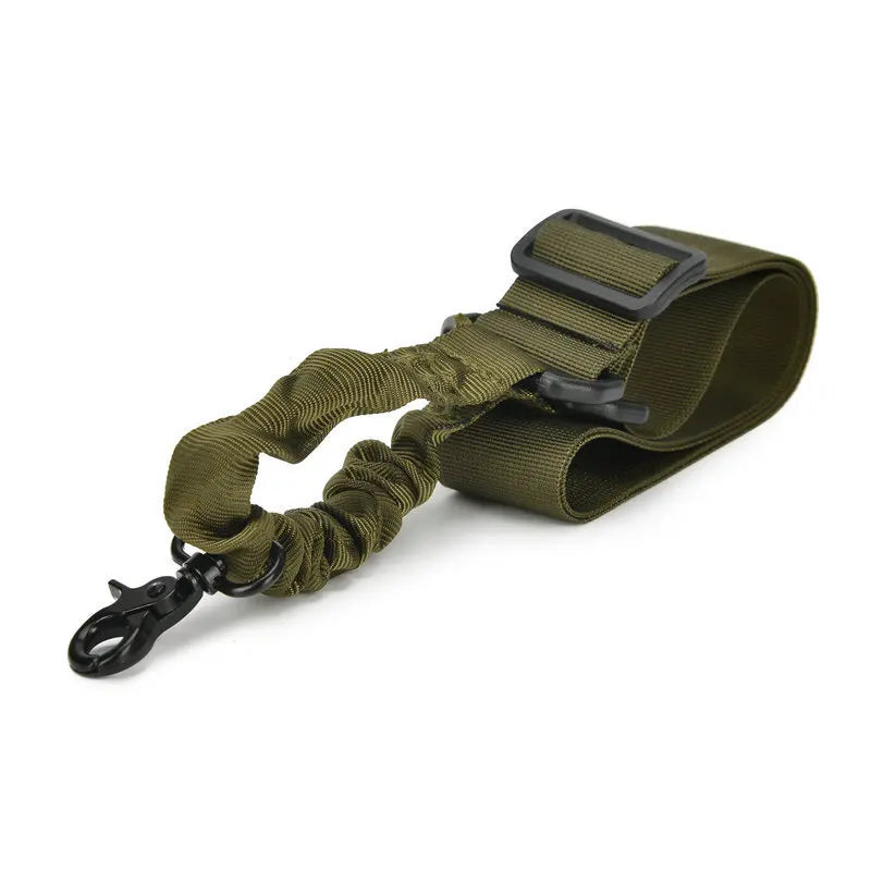 Tactical 1 One Single Point Bungee Rifle Gun Sling Strap Airsoft Military Hunting Universal Strap Heavy Duty Rifle Accessories
