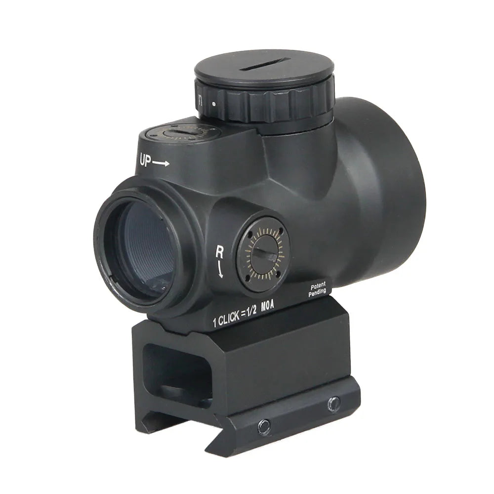 Tactical 1x Mini style red dot sight scope with high and Low picatinny rail mount base hunting shooting HK2-0105