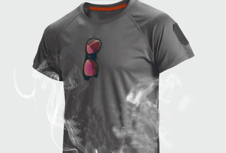 Tactical Military T-shirt Outdoor Breathable Army Combat Men Pullover Quick Dry Trekking Camping Hiking Fishing Polos Tee Tops