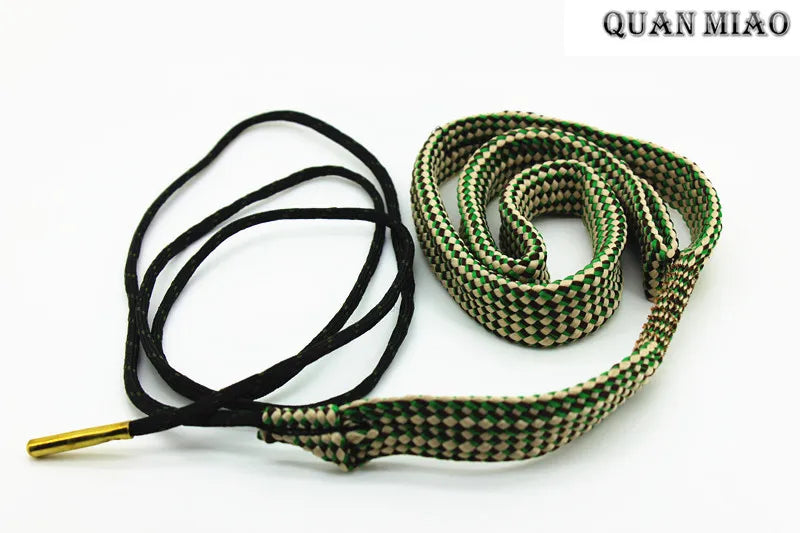 Hunting Gun Bore Cleaner .22 Cal.223 Cal.38 Cal& 5.56mm,7.62mm,12GA Rifle Cleaning Kit Tool Pistol Barrel Cal Rope Brush