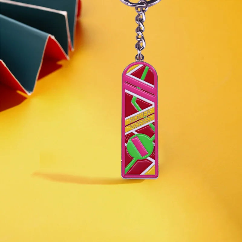 Back to The Future - Marty McFly Hoverboard Keychain Sci-fi Movie Fans Cool Fun Accessory