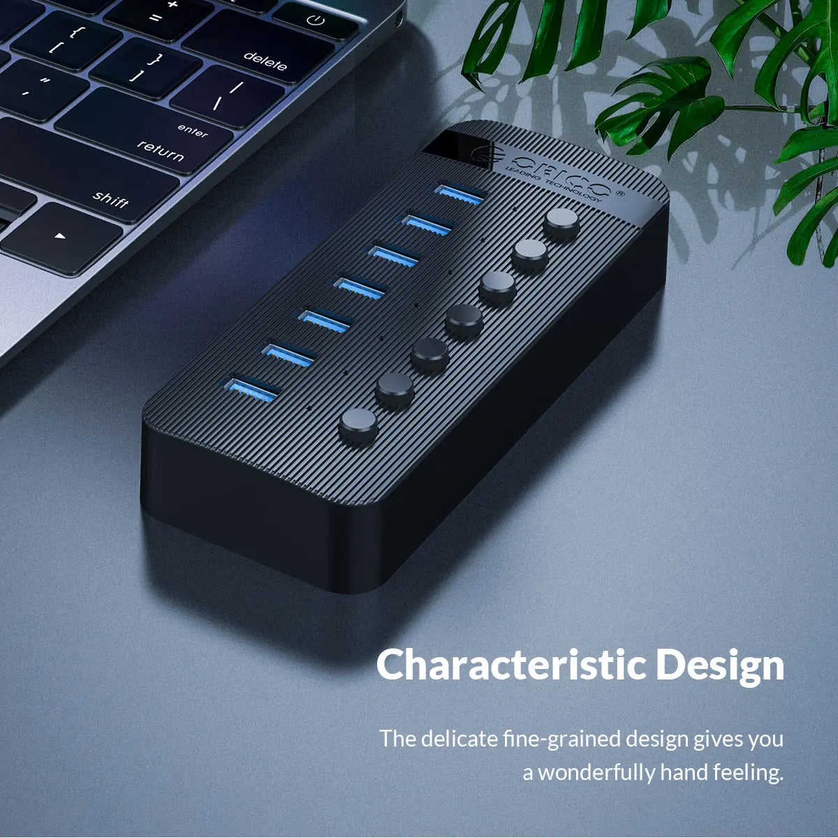 ORICO Industrial 7/10/13/16 Port USB 3.0 Hub Multiple Expander Socket Splitter On/Off Key Switch Dock USB Charger Power Adapter