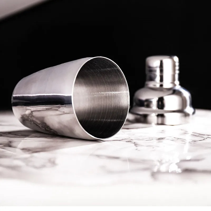 Stainless Steel Cocktail Shaker Set, Bar Tools, Bartender, Drink Stirrers, Transparent PC, Boston Shaker, 1L, 304