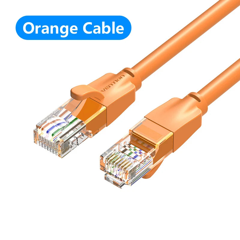 Vention Colour Ethernet Cable Cat 6 Network Cable 4 Twisted Pair Patch Cord RJ45 Internet UTP Cat6 Lan Cable for Laptop Router