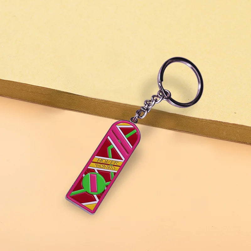 Back to The Future - Marty McFly Hoverboard Keychain Sci-fi Movie Fans Cool Fun Accessory