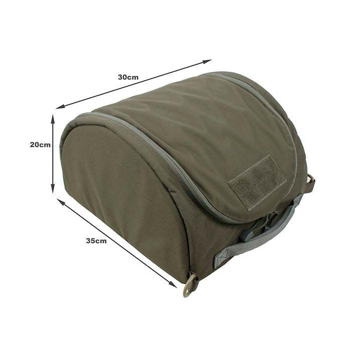 Tactical Helmet Storage Bag - Heavy-Duty Outdoor Organizer, Water-Resistant Handbag for Camping, Hiking Military Gear