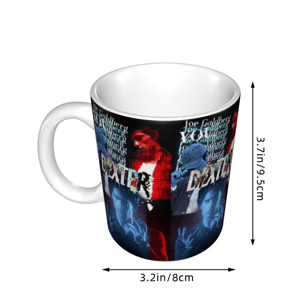 Customized Dexter Morgan Mugs DIY Movie Ceramic Milk Tea Coffee Cup
