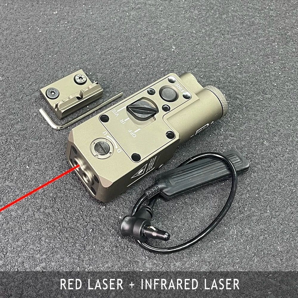 CQBL 1 Tactical Laser Sight Infrared Laser IR Aim Pointer Indicator w/ Remote Pressure Switch Fit 20mm Rail