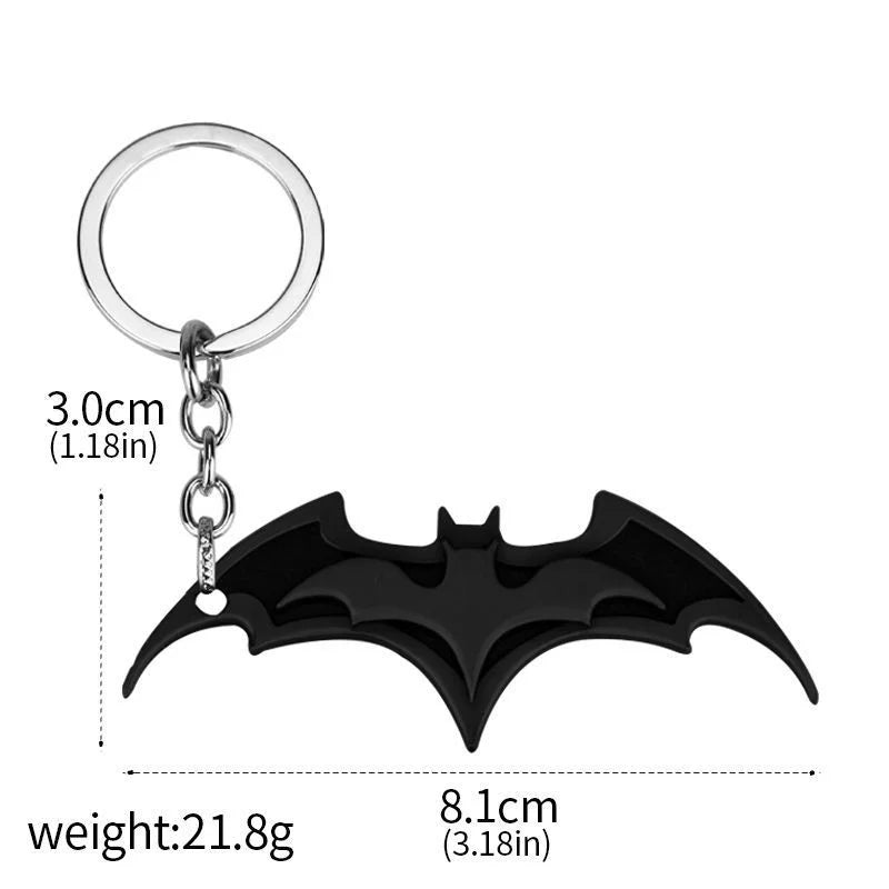 Batman Marvel anime keychain creative keychain high-end car couple keychain for men and women