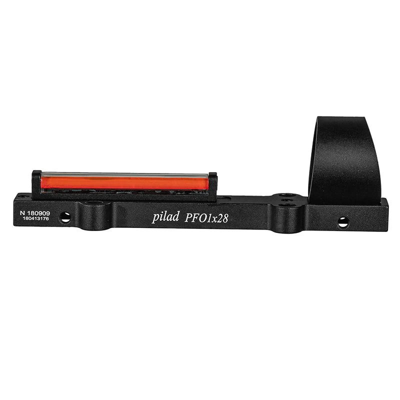 Tactical 1X28 Red Fiber Red Dot Sight Scope Holographic Sight Fit Shotgun Rib Rail Hunting Shooting Accessory Pilad Pf0