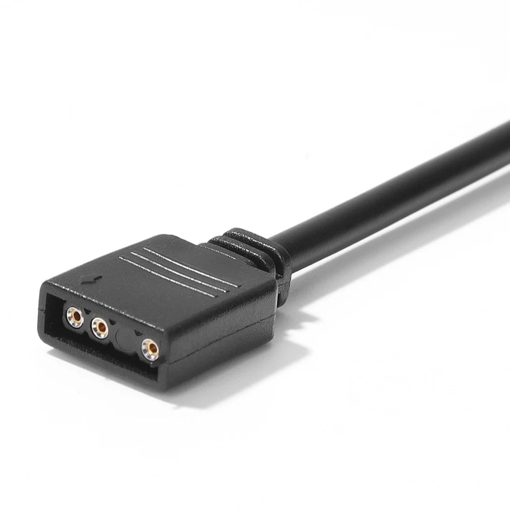 30cm 5V 3 Pin / 12V 4 Pin Motherboard RGB Adapter Conversion Cable Converter Cord for PC Computer LED Light Strip SM Wire Line
