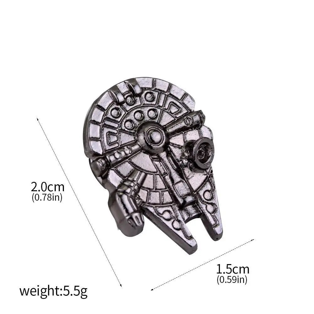 Star Wars Keychain Cartoon Millennium Falcon Spaceship Keyring Pendant Metal Bottle Opener Accessories Fans Gifts Toy