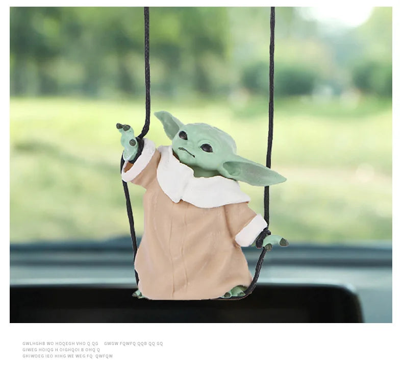 New Anime Star Wars Action Figrues Yoda Baby Toys Cartoon Dolls Interior Decoration Car Pendant Model Boys Girls Gifts