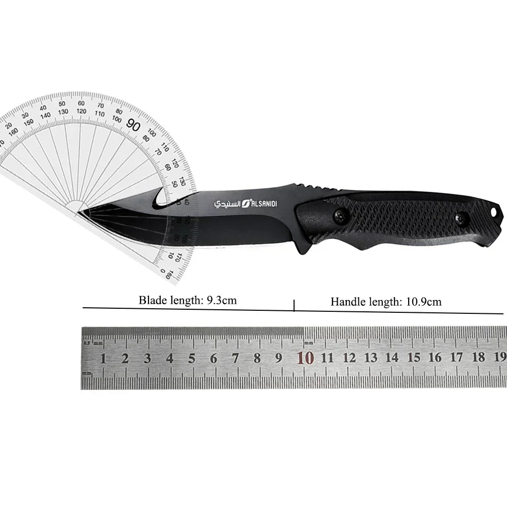 2025 Hunt Straight Knives Outdoor Fixed Blade ABS Handles Rescue EDC Hunting Self Defense Jungle Survival Multifunctional Tool