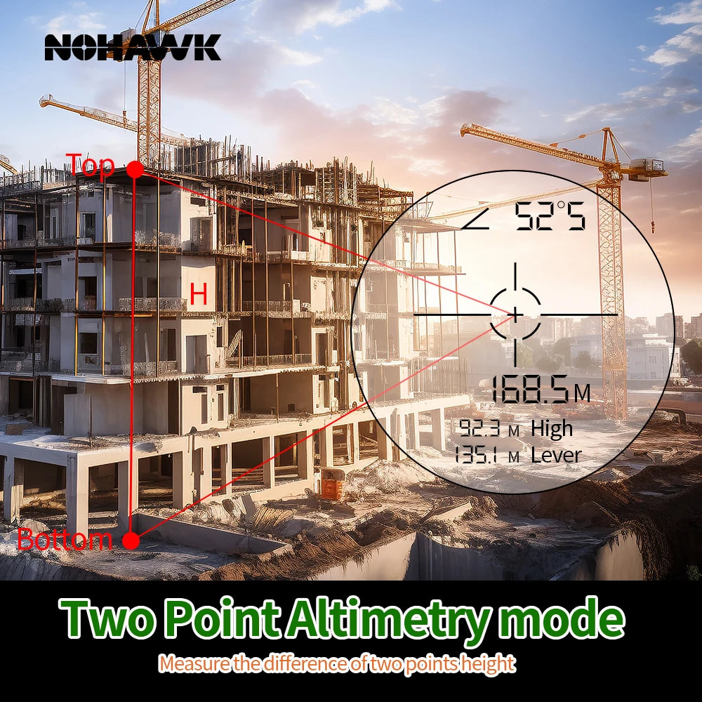 Hunting Laser Rangefinder 1000m Hunting Range Finder with Target Acquisition Technology Clear Accurate Rangefinders for Hunters