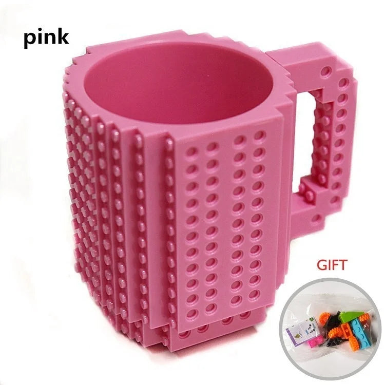 Creative Build-on Brick Mug Cups Building Blocks Design Birthday Gifts Personalized Decorations