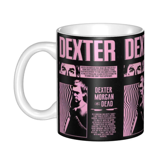 Customized Dexter Morgan Mugs DIY Movie Ceramic Milk Tea Coffee Cup