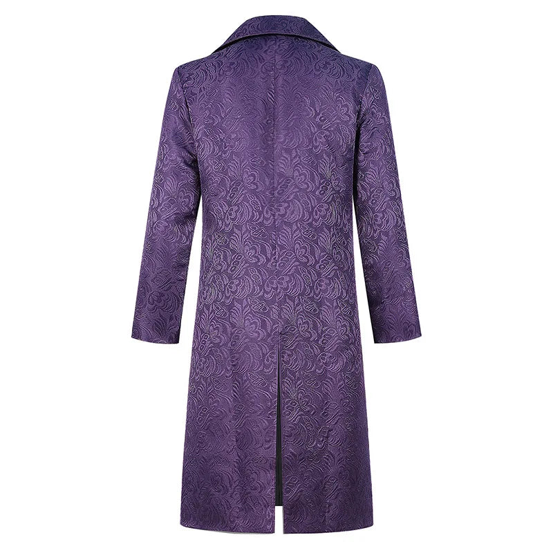 2025 Joker Men's Coat Cosplay Costume Movie Same Style Clothing Halloween Comic-Con Party Carnival Props Adult Windbreake Gift