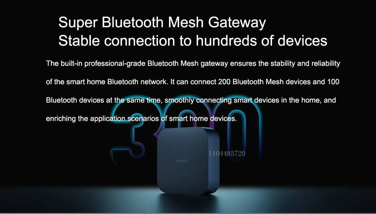 Xiaomi Smart Central Hub Mijia Gateway 4 ZigBee WIFI Bluetooth Mesh Hub 5GHz 10/100Mbps Smart Home Work With Mi Home APP